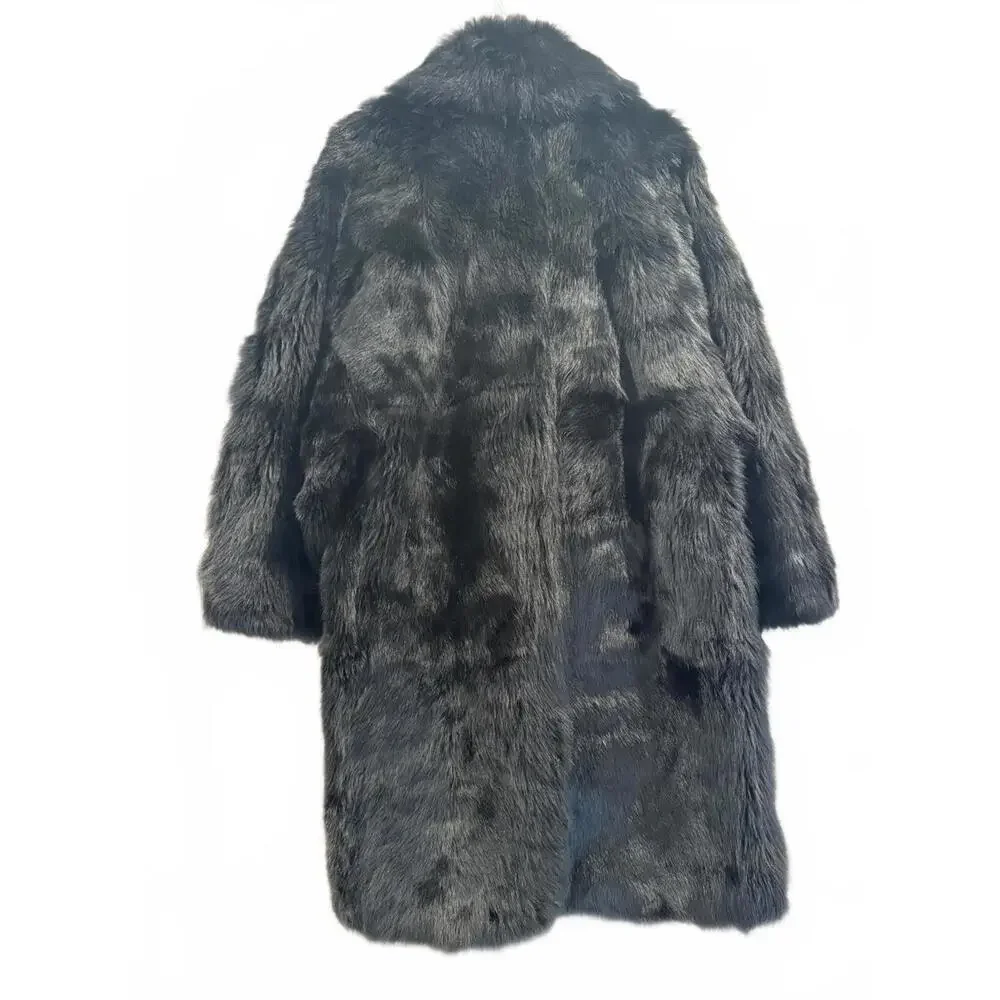 Michael Kors Collection Genuine Lamb Shearling Shawl Collar Coat NWOT